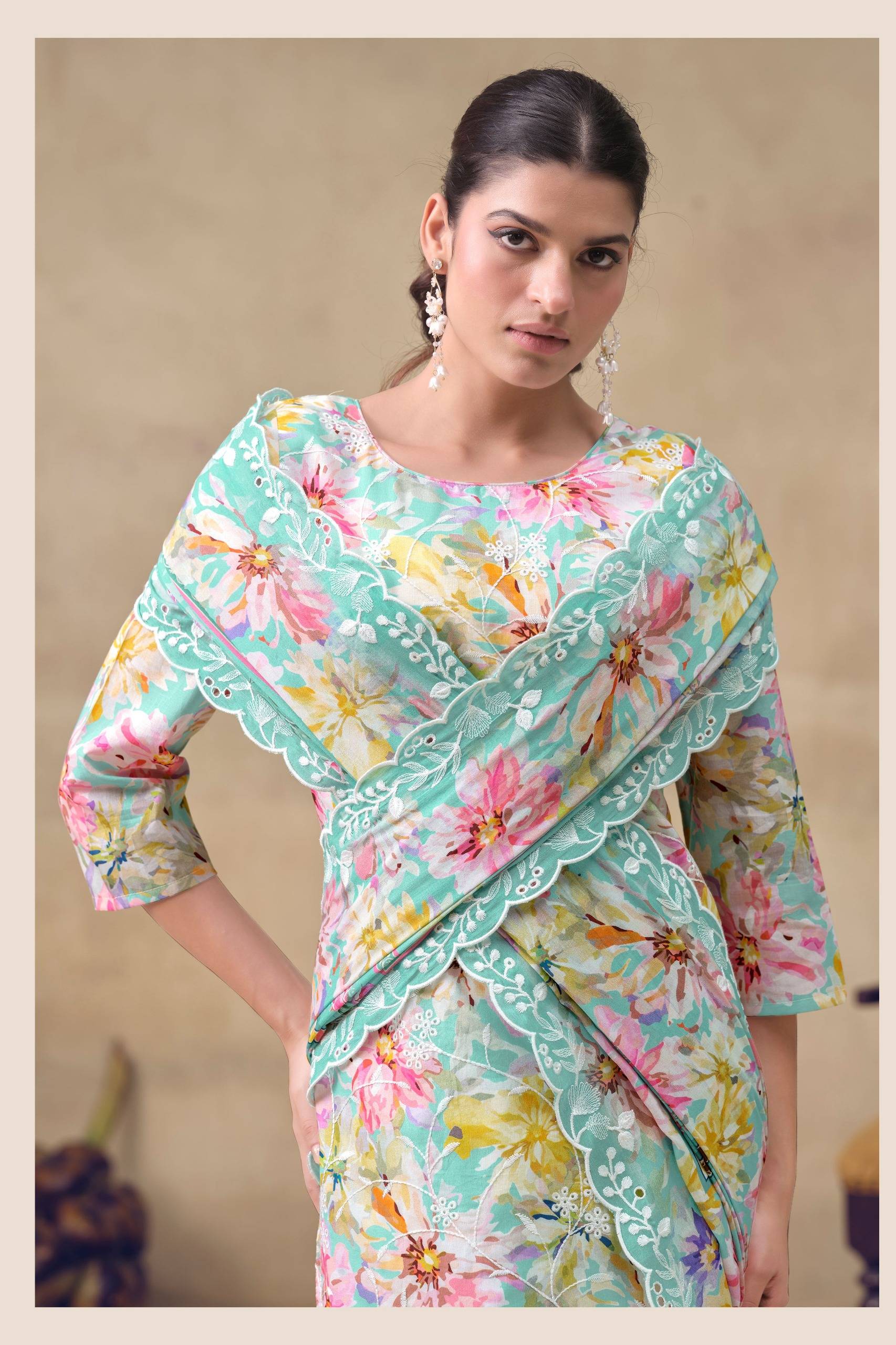 IZNIK by THE HERMITAGE SHOP  101 TO 104 SERIES Pakistani Stylish Embroidered cotton lawn COLLECTION At Wholesale Price